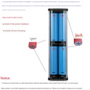 Transparent 8-cell 18650 battery box DIY kit fast charging mobile power supply set welding-free power bank shell (Without Battery)