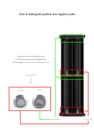Transparent 8-cell 18650 battery box DIY kit fast charging mobile power supply set welding-free power bank shell (Without Battery)