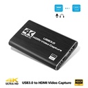 4K Video Capture Card 1080P 60fps HD Camera Recording Box HDMI to USB 3.0 PC Live Streaming Grabber Recorder