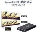 4K Video Capture Card 1080P 60fps HD Camera Recording Box HDMI to USB 3.0 PC Live Streaming Grabber Recorder