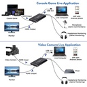 4K Video Capture Card 1080P 60fps HD Camera Recording Box HDMI to USB 3.0 PC Live Streaming Grabber Recorder