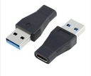 USB 3.0 Type A Male to USB 3.0 Type C Female Connector Converter Adapter