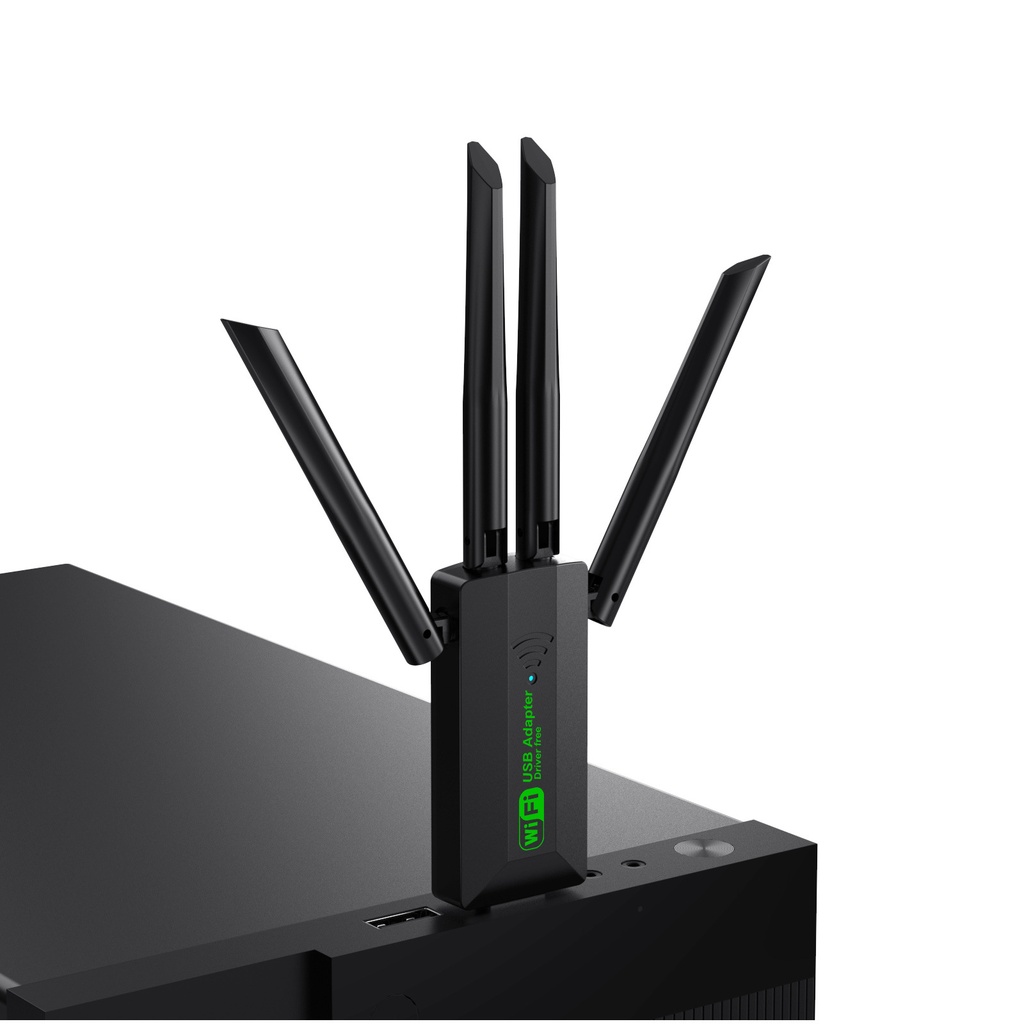 1200Mbps WiFi USB Adapter Dual Band 2.4G/5Ghz Wi-Fi Dongle 802.11AC Powerful Antenna Wireless Receiver