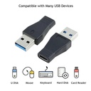 USB 3.0 Type A Male to USB 3.0 Type C Female Connector Converter Adapter