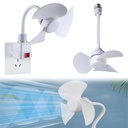 Small Socket E27 Screw-in Ceiling Fan 5.5 Inch Mini Ceiling Fan with E27 socket holder