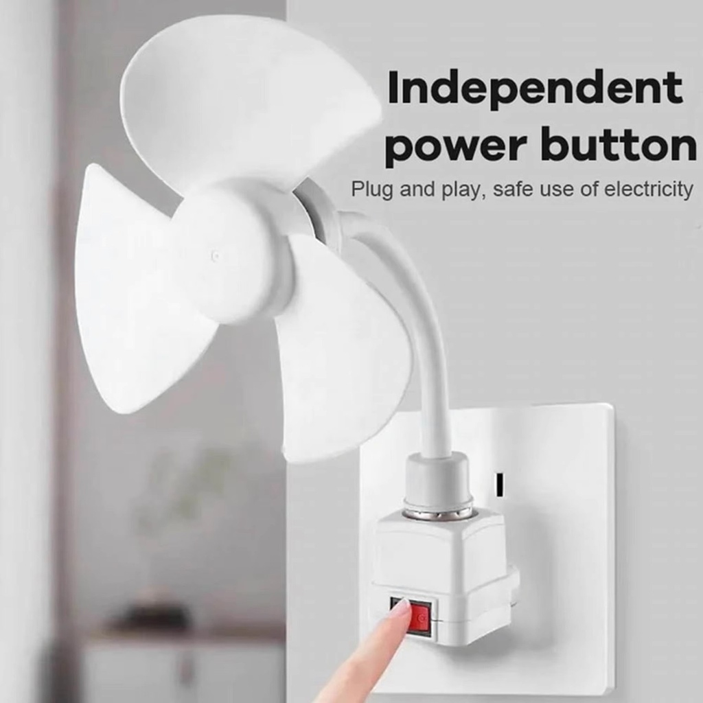 Small Socket E27 Screw-in Ceiling Fan 5.5 Inch Mini Ceiling Fan with E27 socket holder