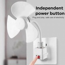 Small Socket E27 Screw-in Ceiling Fan 5.5 Inch Mini Ceiling Fan with E27 socket holder