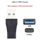 USB 3.0 Type A Male to USB 3.0 Type C Female Connector Converter Adapter