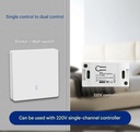 433Mhz Smart Light Switch Push Button Switch Universal Wireless Remote Control AC90~250V 10A 1CH Relay controller