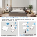433Mhz Smart Light Switch Push Button Switch Universal Wireless Remote Control AC90~250V 10A 1CH Relay controller
