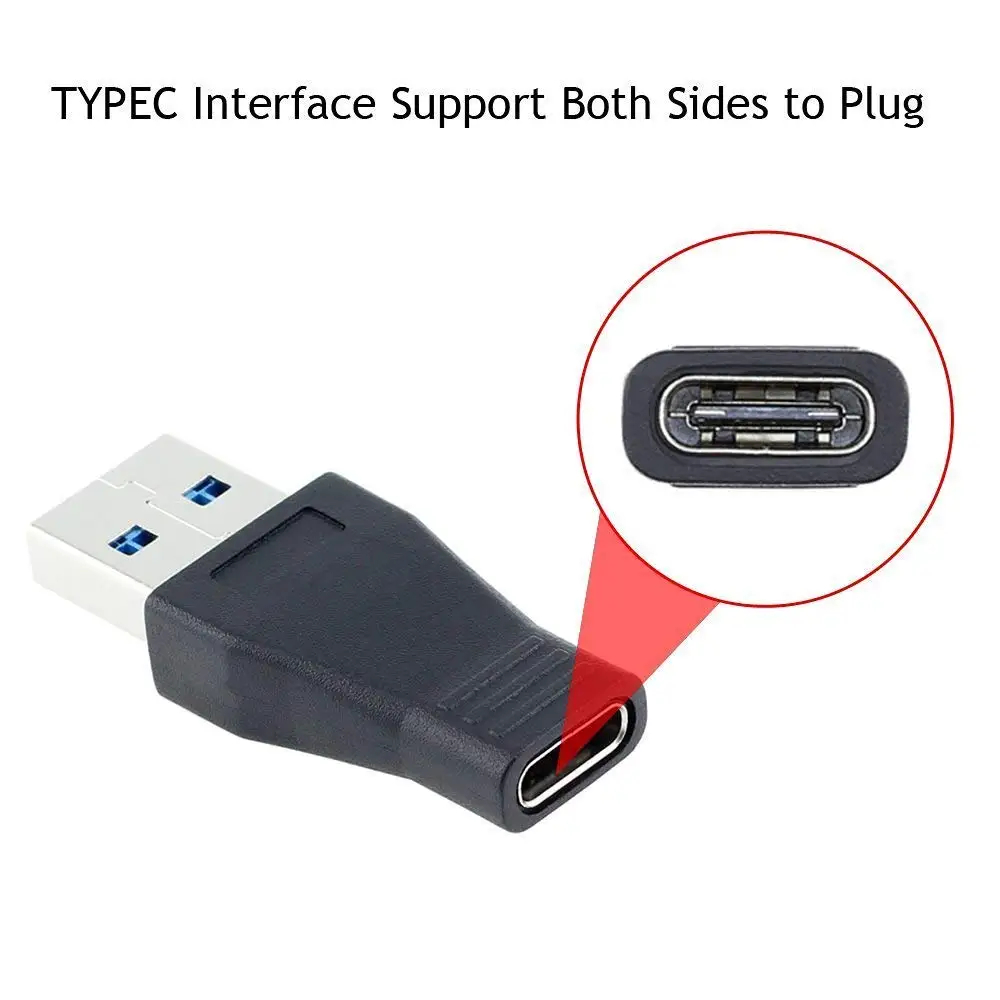 USB 3.0 Type A Male to USB 3.0 Type C Female Connector Converter Adapter