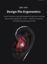 CK5 Headphone 3.5mm In Ear Earphone Stereo Race Sport Headset Noise Cancelling Headphones With Mic