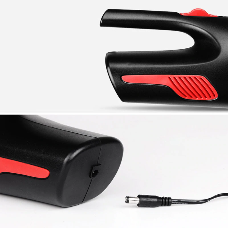 120W Wireless Rechargeable Car Vacuum Cleaner Mini Auto Home Dual-Use Cleaner Wet / Dry vacuum cleaner with LED Light