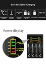 4 Slot Intelligent Fast Charge With Indicator For 1.2V NiMH NiCd AAA/AA Rechargeable Batteries USB C Micro Jack