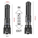 XHP50 18650 Rechargeable LED Flashlight