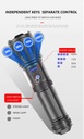XHP50 18650 Rechargeable LED Flashlight