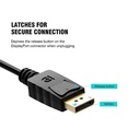 1.8M 1080P DisplayPort to HDMI-compatible Adapter Converter Display Port Male DP to male HD TV Cable Adapter Video Audio For PC TV