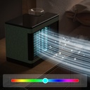 Mini air cooler office desktop portable humidification spray air cooler home office air cooling fan