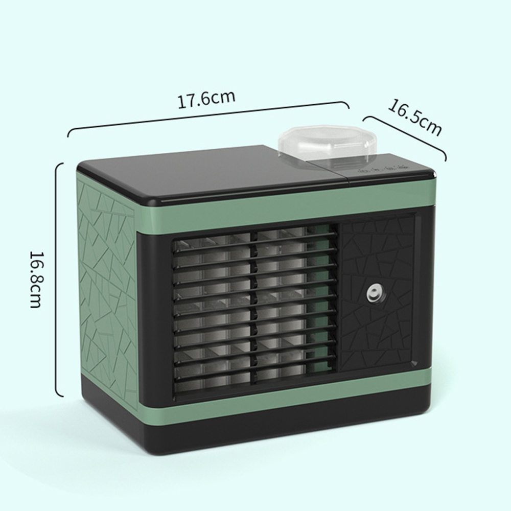 Mini air cooler office desktop portable humidification spray air cooler home office air cooling fan