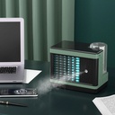 Mini air cooler office desktop portable humidification spray air cooler home office air cooling fan