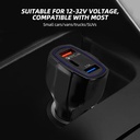 35W PD Quick Charge 3.0 QC 3.0 Type C Dual USB Port Fast Charger Car Phone Charging Adapter