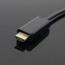 1.8M 1080P DisplayPort to HDMI-compatible Adapter Converter Display Port Male DP to male HD TV Cable Adapter Video Audio For PC TV
