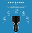 35W PD Quick Charge 3.0 QC 3.0 Type C Dual USB Port Fast Charger Car Phone Charging Adapter