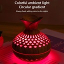 300ml wooden vase colorful light Cool Mist Air Humidifier