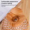 300ml wooden vase colorful light Cool Mist Air Humidifier