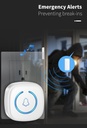 Split type Door And Window Sensor Wireless Door Magnet Sensor 60 Songs Home Protection Security Anti-Theft Alarm Volume Reminder