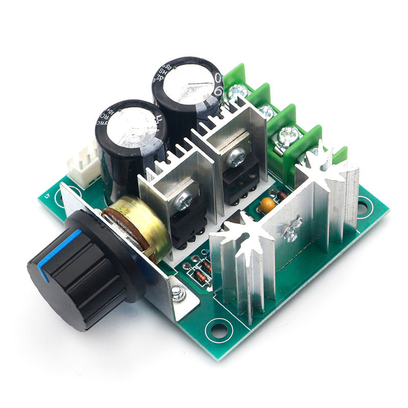 DC 12V-40V 13KHZ Auto PWM DC Motor Speed Regulator Governor Speed Controller Switch 10A 50V 1000uF