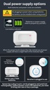 Wireless Motion Sensor Detector Alarm Home Security Alarm Store Ring Door Entry Doorbell Alert