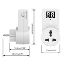 Multi-purpose timer socket 220V 10A 1 digit 2 digit timing socket AL09-2D