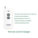 433.92MHZ RF Wireless Remote Control Power Outlet Light Switch Socket Remote Control Socket