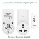 433.92MHZ RF Wireless Remote Control Power Outlet Light Switch Socket Remote Control Socket