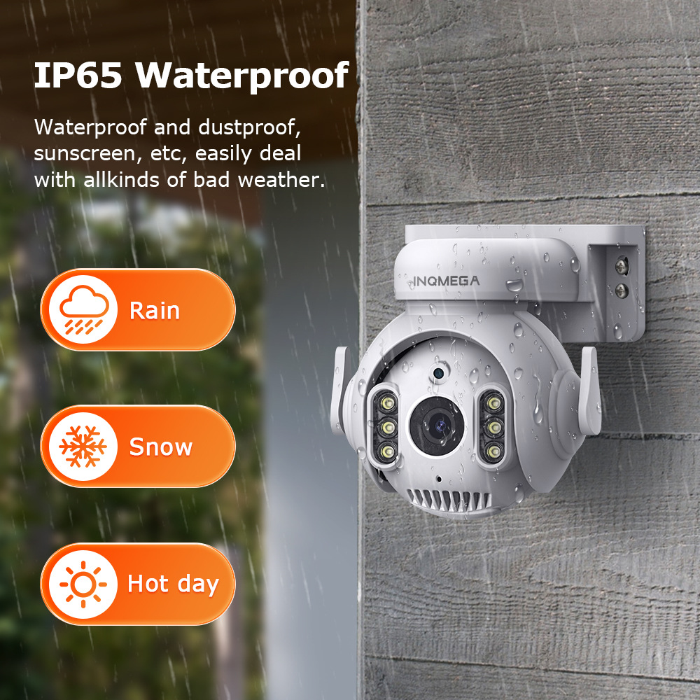 5MP TUYA Smart Camera,2.4G WiFi Security Surveillance IP Camera with 2Way Audio Full Color Night Vision Motion Detection