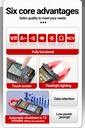 PN109 Tester 4000 Count Multimeter Clamp Meter with Backlit Buzzer Flashlight Ohmmeter Voltmeter