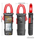 PN109 Tester 4000 Count Multimeter Clamp Meter with Backlit Buzzer Flashlight Ohmmeter Voltmeter