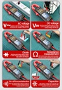PN109 Tester 4000 Count Multimeter Clamp Meter with Backlit Buzzer Flashlight Ohmmeter Voltmeter