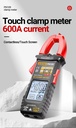PN109 Tester 4000 Count Multimeter Clamp Meter with Backlit Buzzer Flashlight Ohmmeter Voltmeter