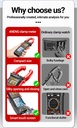 PN109 Tester 4000 Count Multimeter Clamp Meter with Backlit Buzzer Flashlight Ohmmeter Voltmeter