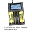 LiitoKala Lii-M4 Rechargeable Battery Charger 3.7V 18650 26650 21700 18500 Lithium-ion 1.2V Ni-MH AA Test Capacity