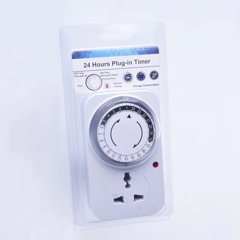 24 Hour Cyclic Timer Switch Kitchen Timer Outlet Loop Universal Timing Socket Mechanical Timer 220VAC 3500W 16A