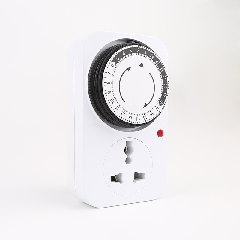 24 Hour Cyclic Timer Switch Kitchen Timer Outlet Loop Universal Timing Socket Mechanical Timer 220VAC 3500W 16A
