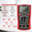 ANENG DM850 Automatic Professional Digital Multimeter 1999 Counts Auto AC/DC Voltage Tester Ohm Current Ammeter