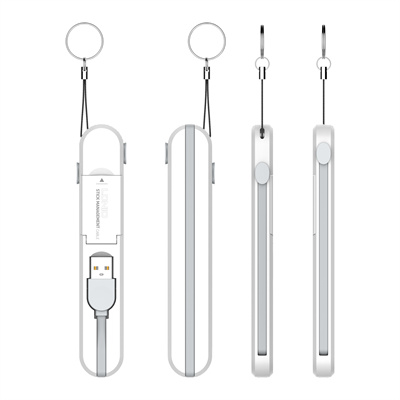 LDNIO 3 in 1 Date Cable For iPhone Type-C Micro 3.8A USB Extension Cable Android Mobile Phone Charger Cable
