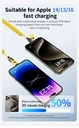 4 in 1 PD 27W 65W Fast Charging Spring Cable USB Type C To Type C And Lightning Data Cable Wire