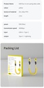 4 in 1 PD 27W 65W Fast Charging Spring Cable USB Type C To Type C And Lightning Data Cable Wire