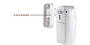 Wireless Motion Sensor Alarm with 2 Remote Controls PIR Motion Sensor Alarm Battery-powered Home Security System
