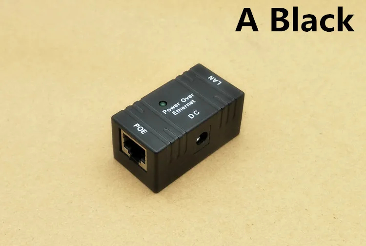 10/100Mbps RJ45 POE Injector Power Splitter POE combine Wall Hanging Adapter power supply module 5-48V